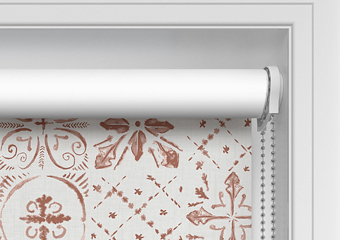 Moroccan Tiles, Terracotta - Twist&Fit Roller Blind - Image 11